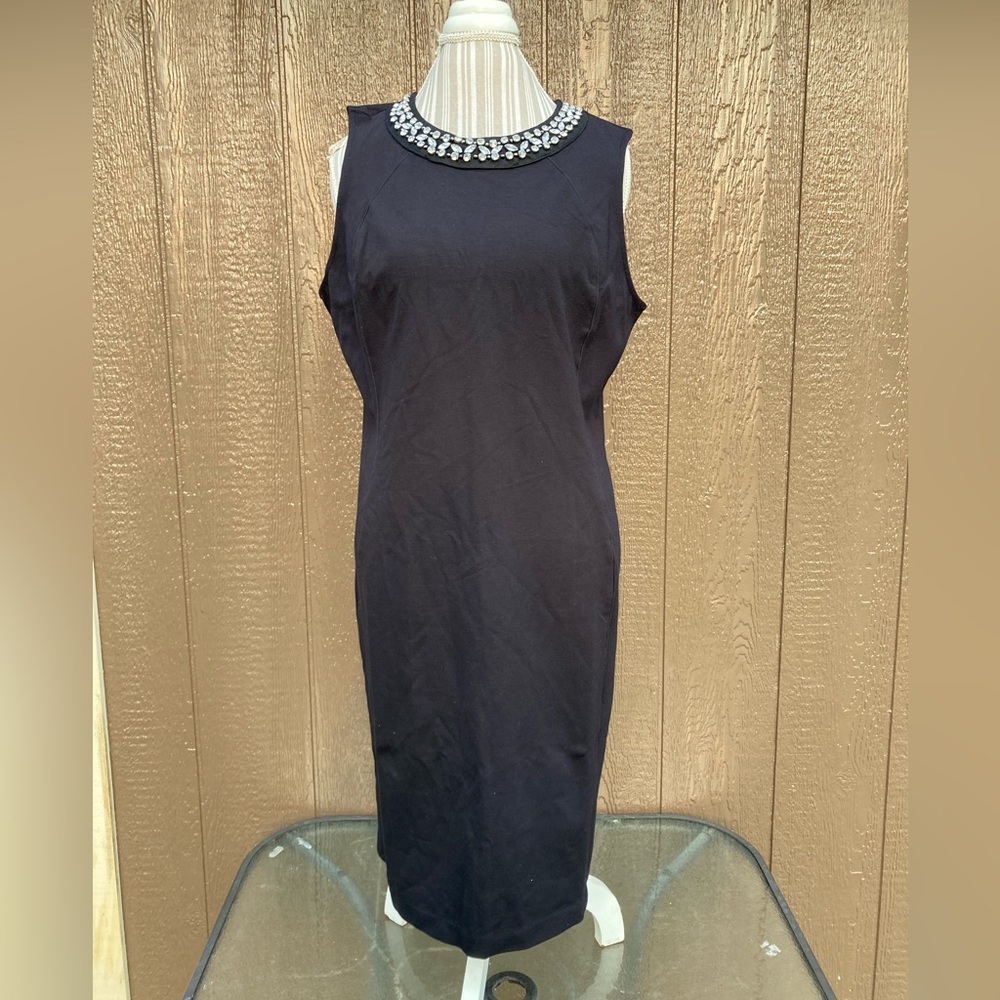 Women’s size XLP Liz clailborne black dress petite holiday dress